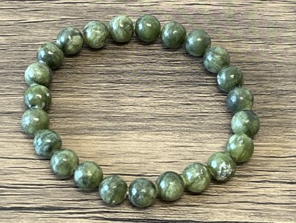 22031 2 naramek jadeit 8mm