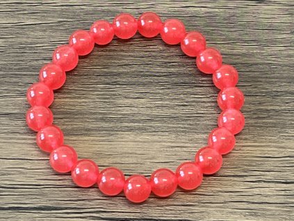 22112 2 naramek jadeit ruzovy 8mm