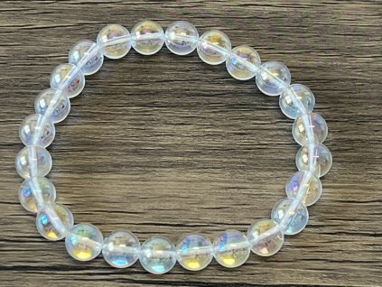 22160 2 naramek kristal duhova aura 8mm