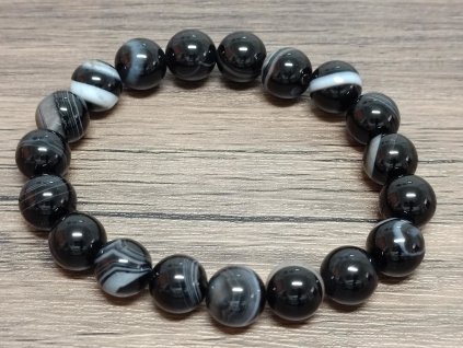 24179 1 naramek achat cerny pruhovany 10mm