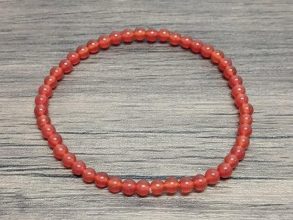24317 naramek karneol tmavy 4mm