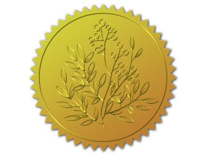 samolepicí mosazná pečeť - Rostlina
