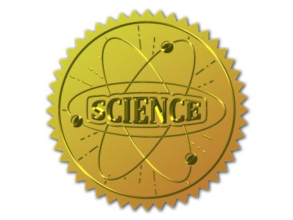 samolepicí mosazná pečeť - Science/Věda