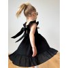 Černé šatičky s mašlí