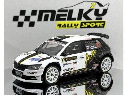 Sběratelský model Fabia Rally2 EVO | Robert Čaloun - Eva Čalounová