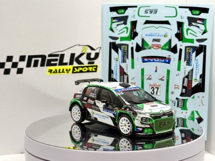 DECALY Jan Černý - Ondřej Krajča | Citroen C3 Rally2