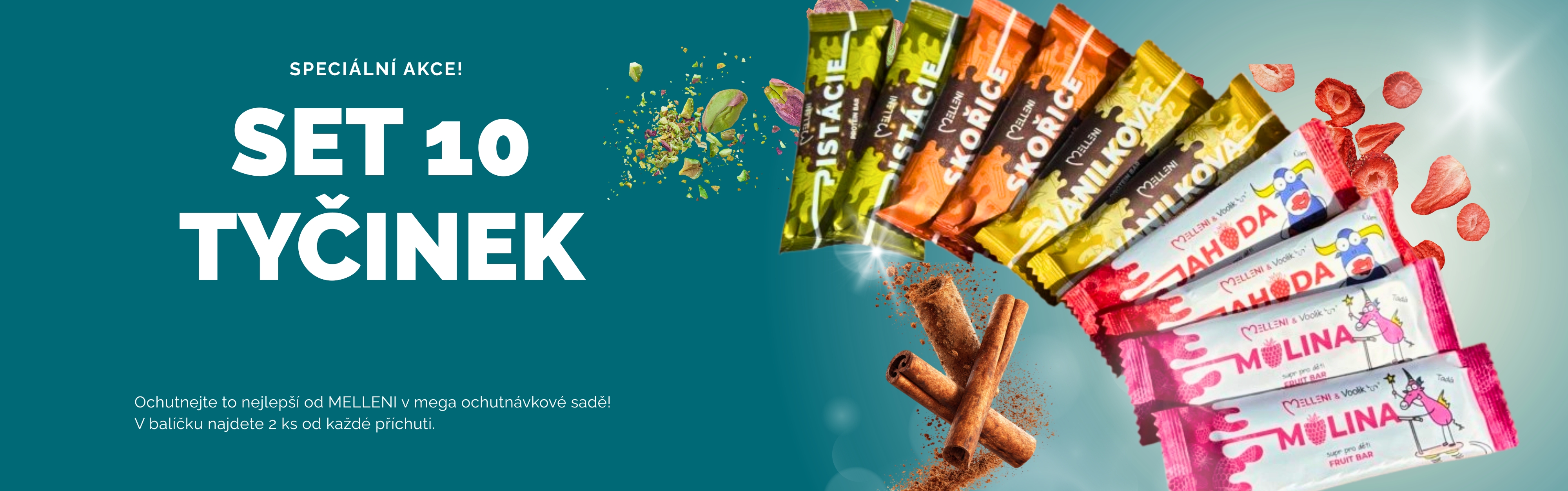 Ochutnávkový set 10ks tyčinek