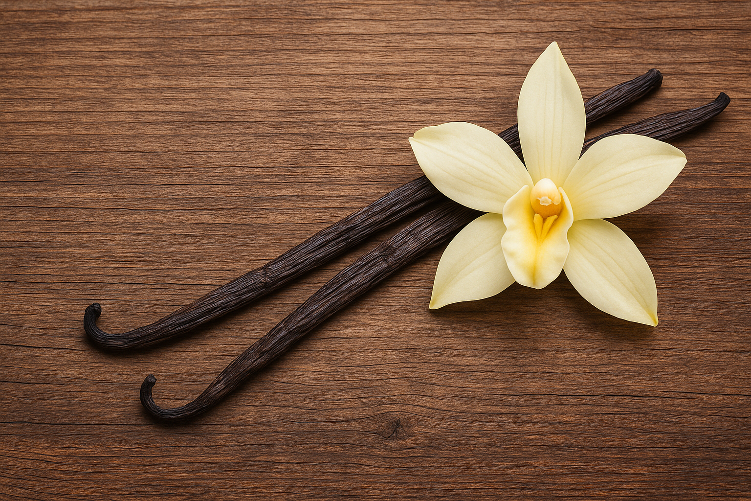 Detail tyčinky a vanilky