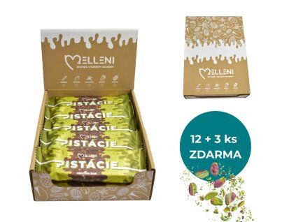 Pistáciová Protein Box 15 ks (12+3 ZDARMA)