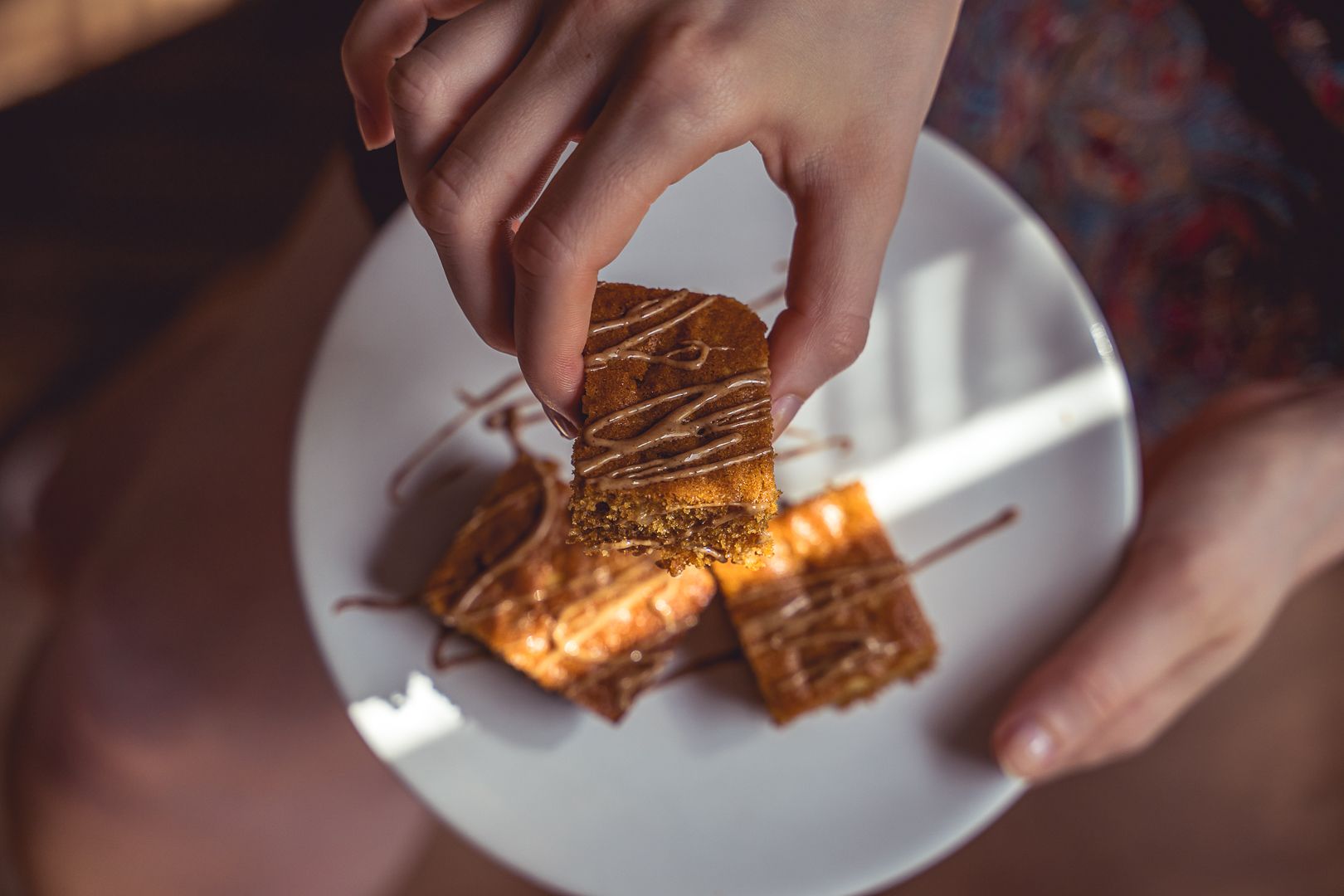 Kávový koláč s vlašskými orechami