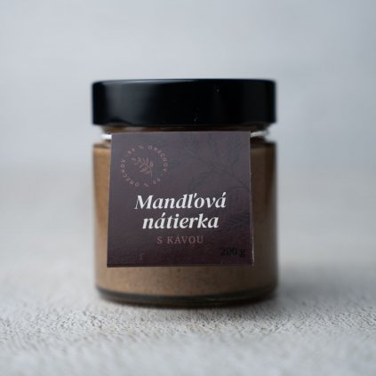 Mandľová nátierka s kávou 200g
