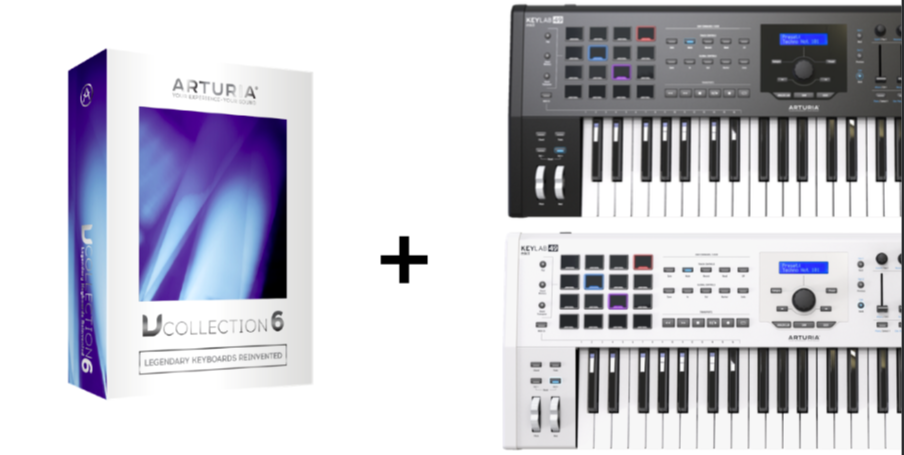 ARTURIA V COLLECTION 6 ZDARMA KE KEYLAB MKII 49 !