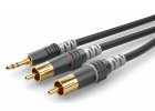 Propojovací kabely 2 x RCA - 3,5mm jack