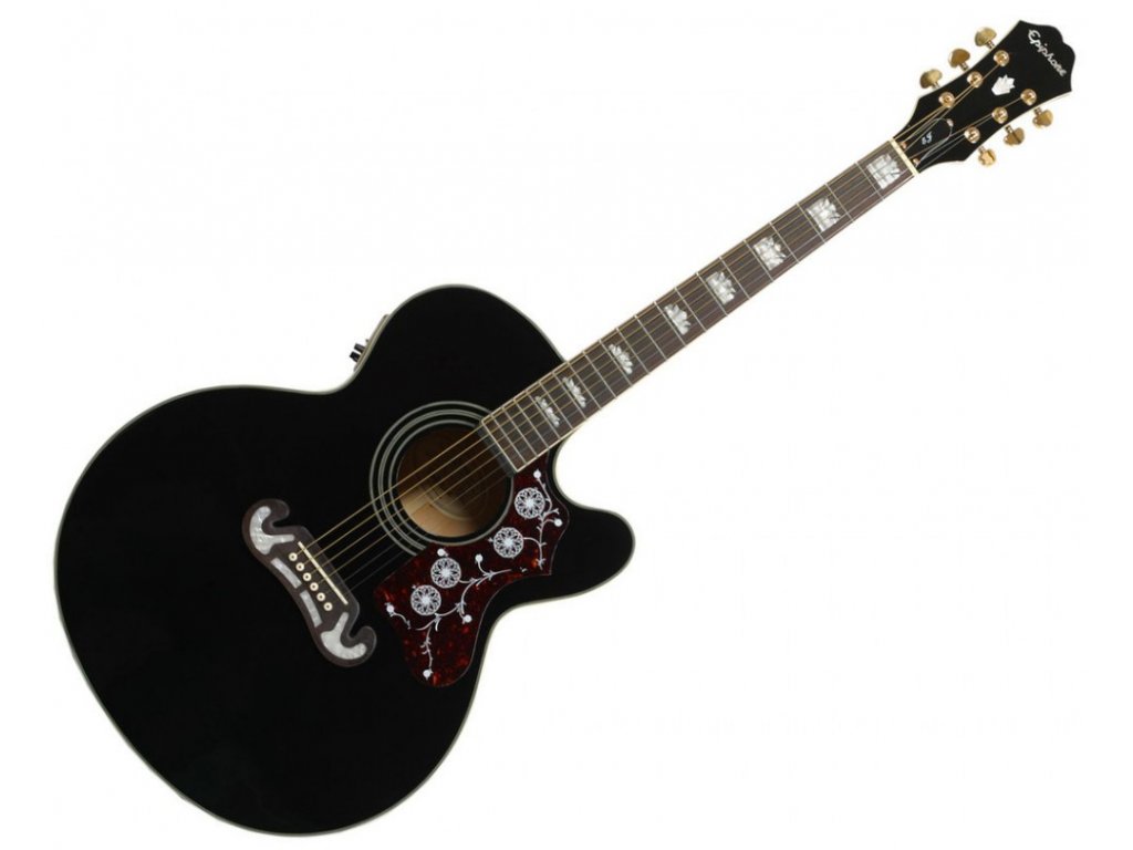 Epiphone EJ-200CE Black - melodyshop.cz