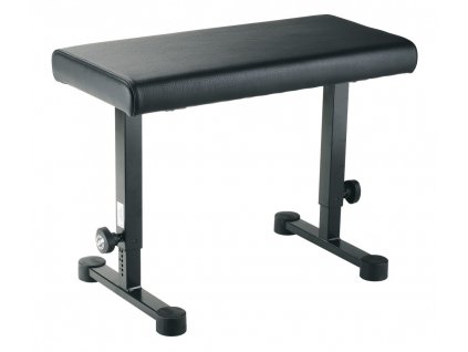 K&M 14085 Piano bench black leather