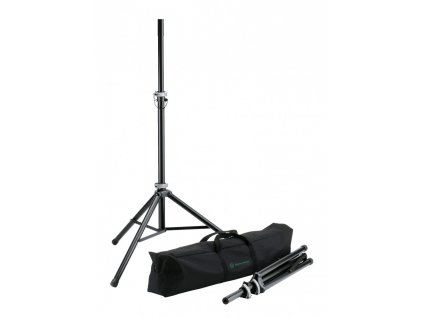 K&M 21459 Speaker stand package black