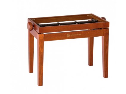 K&M 13740 Piano bench - wooden-frame cherry matt finish