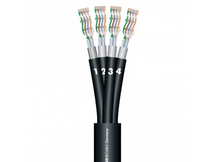 Sommer Cable SC-MERCATOR Cat.7 QUAD AWG24/1,Black