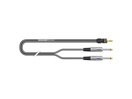 Sommer Cable IC Onyx 2x0,25qmm, Black, 5,00m