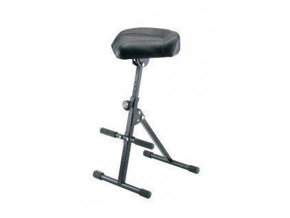 K&M 14047 Pneumatic stool black leather