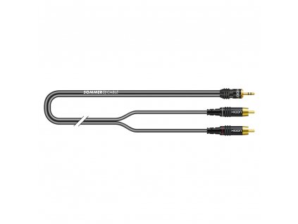 Sommer Cable IC Onyx 2x0,25mm, Black, 0,50m