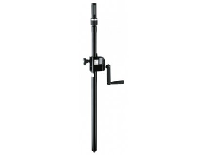 K&M 21340 Distance rod with hand crank and »Ring Lock« black