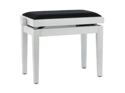 GEWA Piano bench Deluxe White matt