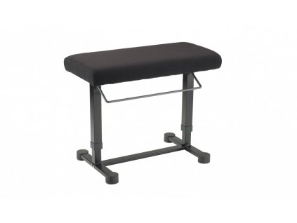 K&M 14081 Piano bench »Uplift« black fabric