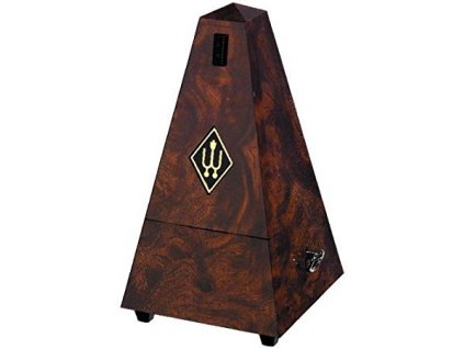 Wittner Metronome Pyramid shape Root wood 855001
