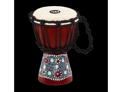 MEINL AFRICAN STYLE DJEMBE XX-SMALL,PAINTED,FLOWER DESIGN
