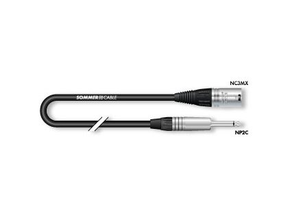 Sommer Cable MC The Stage, Black, 0,50m