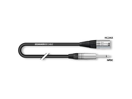 Sommer Cable MC The Stage, Black, 1,00m