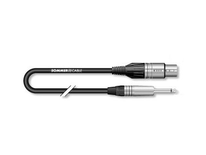 Sommer Cable MC The Stage, Black, 1,00m