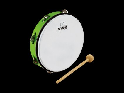 NINO ABS TAMBOURINE 10" GRASS GREEN