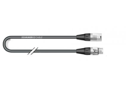 Sommer Cable MQHV; XLR / XLR; 6m; Ŕierna