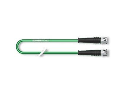 Sommer Cable SNX4; BNC / BNC; 1,5 m; Green; Black