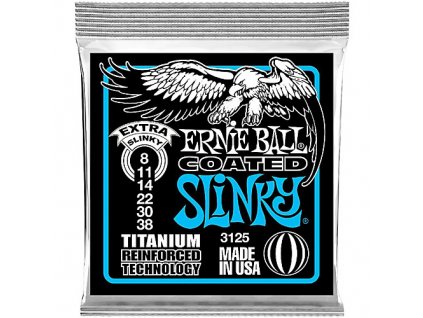 Ernie Ball Coated Slinky Titanium Extra.008-.038