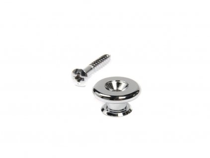 Alice A024MTL-A nickel -plated metal end-pin (+screw, pad)