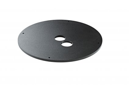 K&M 26709 Additional load for base plates Structured Black