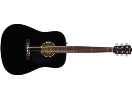 Fender CD 60S Dreadnought, Walnut Fingerboard, Black 0