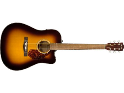 Fender CD-140SCE Dreadnought, Walnut Fingerboard, Sunburst w/case