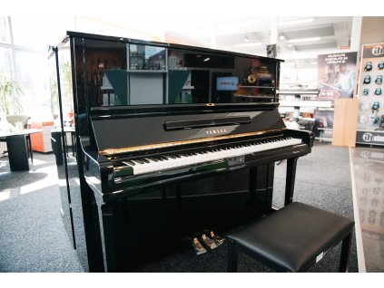 Yamaha U3H Piano used, Black Polished