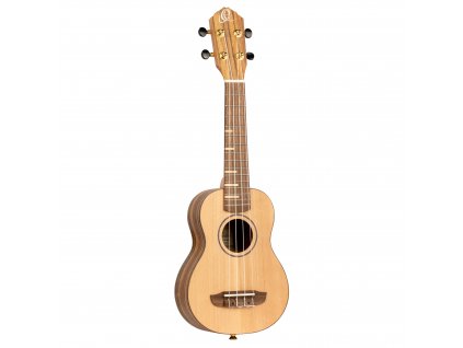 ORTEGA RUTI-SO Timber Series Soprano Ukulele solid cedar/walnut