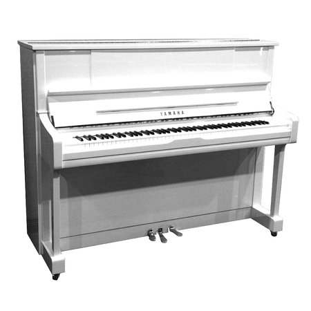 Yamaha U3 Polished White