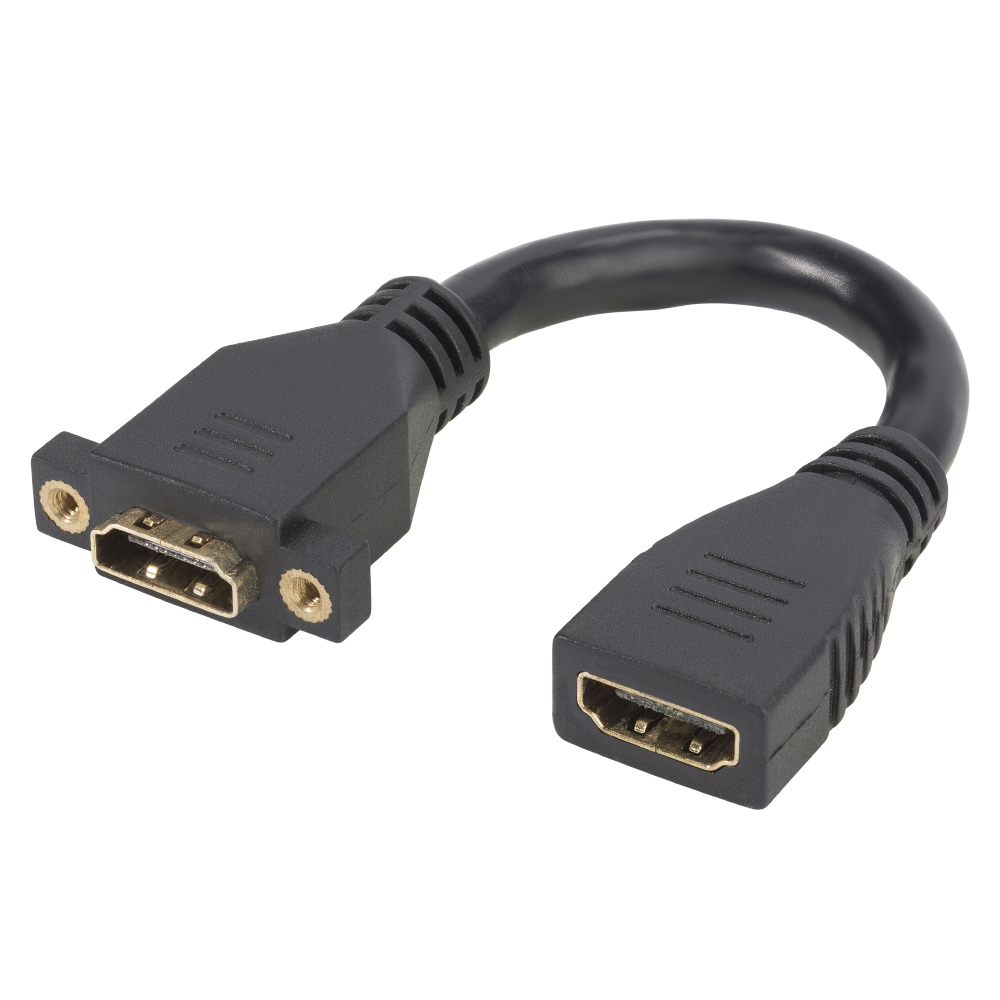 Sommer Cable HDMI fm EinbauHDMI fm, 15cm, Black