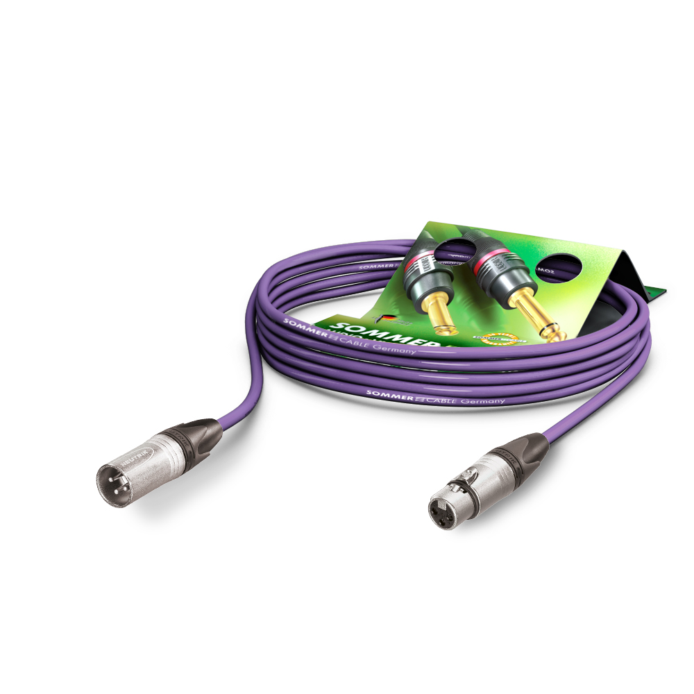 Sommer Cable MC The Stage, Purple, 2,50m