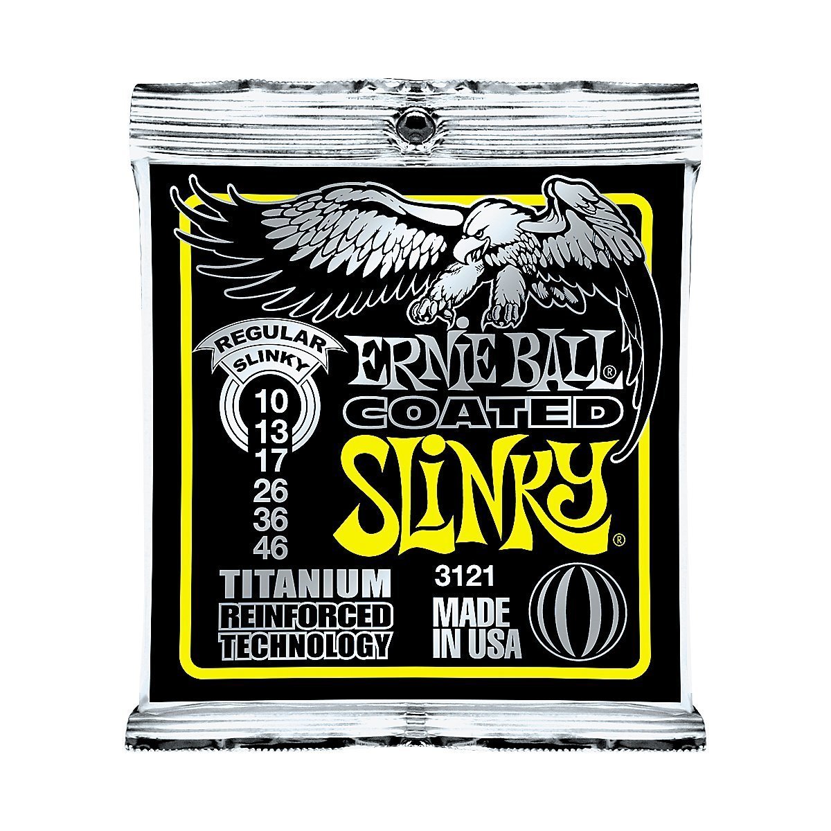 Ernie Ball Coated Slinky Titanium Regular.010-.046