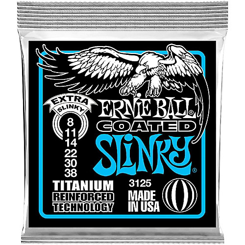 Ernie Ball Coated Slinky Titanium Extra.008-.038