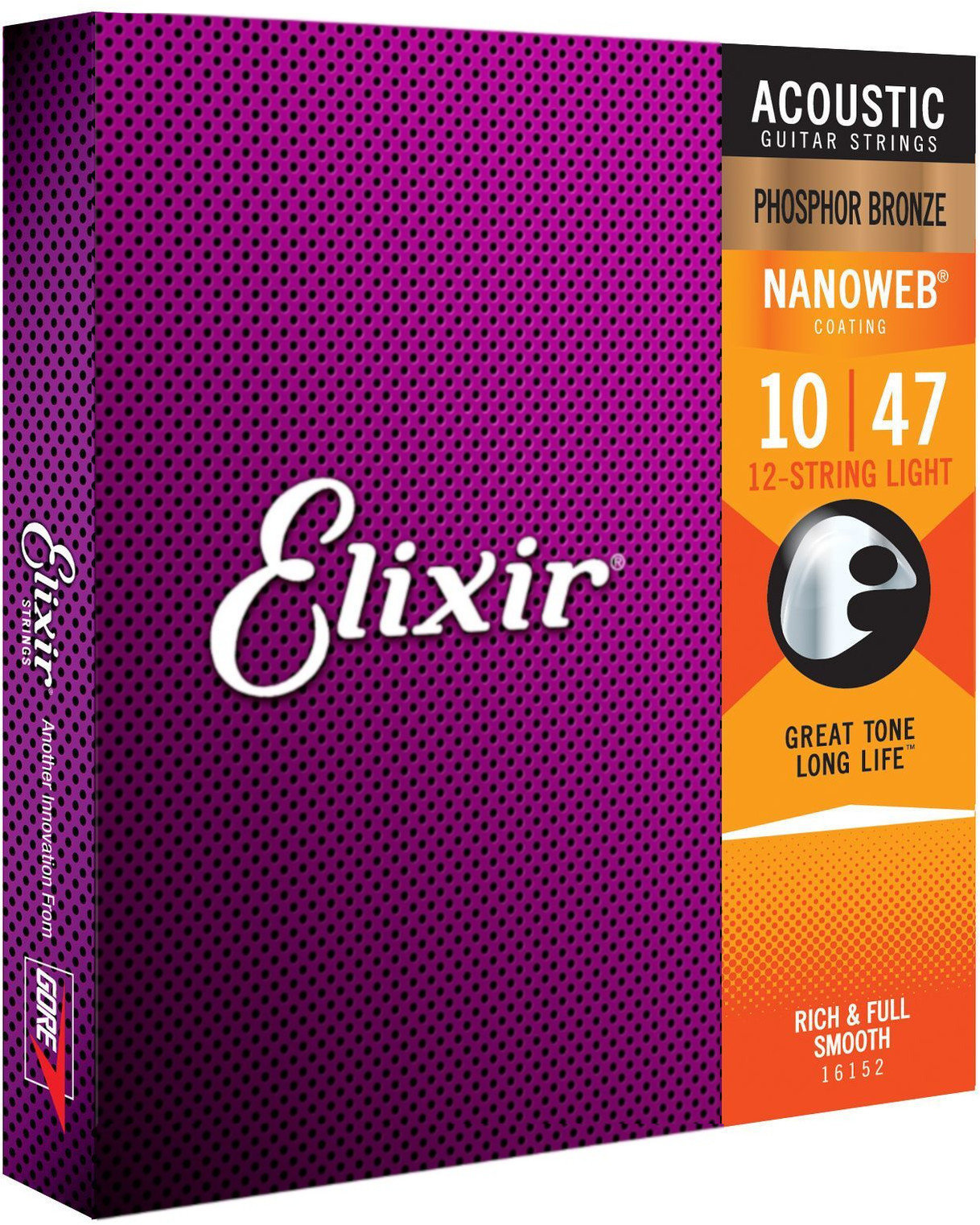 Elixir 16152 12-string Phosphor Bronze 10-47