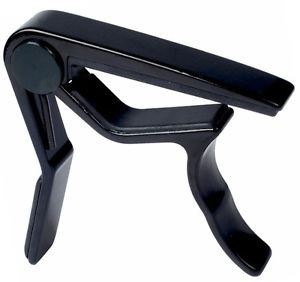 Alice A007D/BK-C Advanced Alloy Classical Guitar Capo, Black Paint